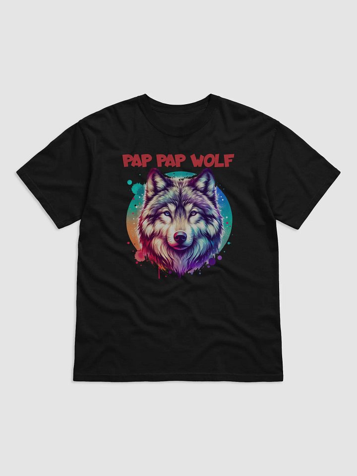 Pap Pap Wolf Comfort: Blackout Edition T-Shirt product image (1)