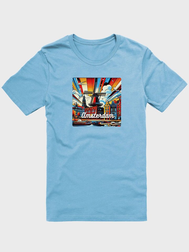 Bella+Canvas Supersoft T-Shirt | AI design amsterdam city product image (1)