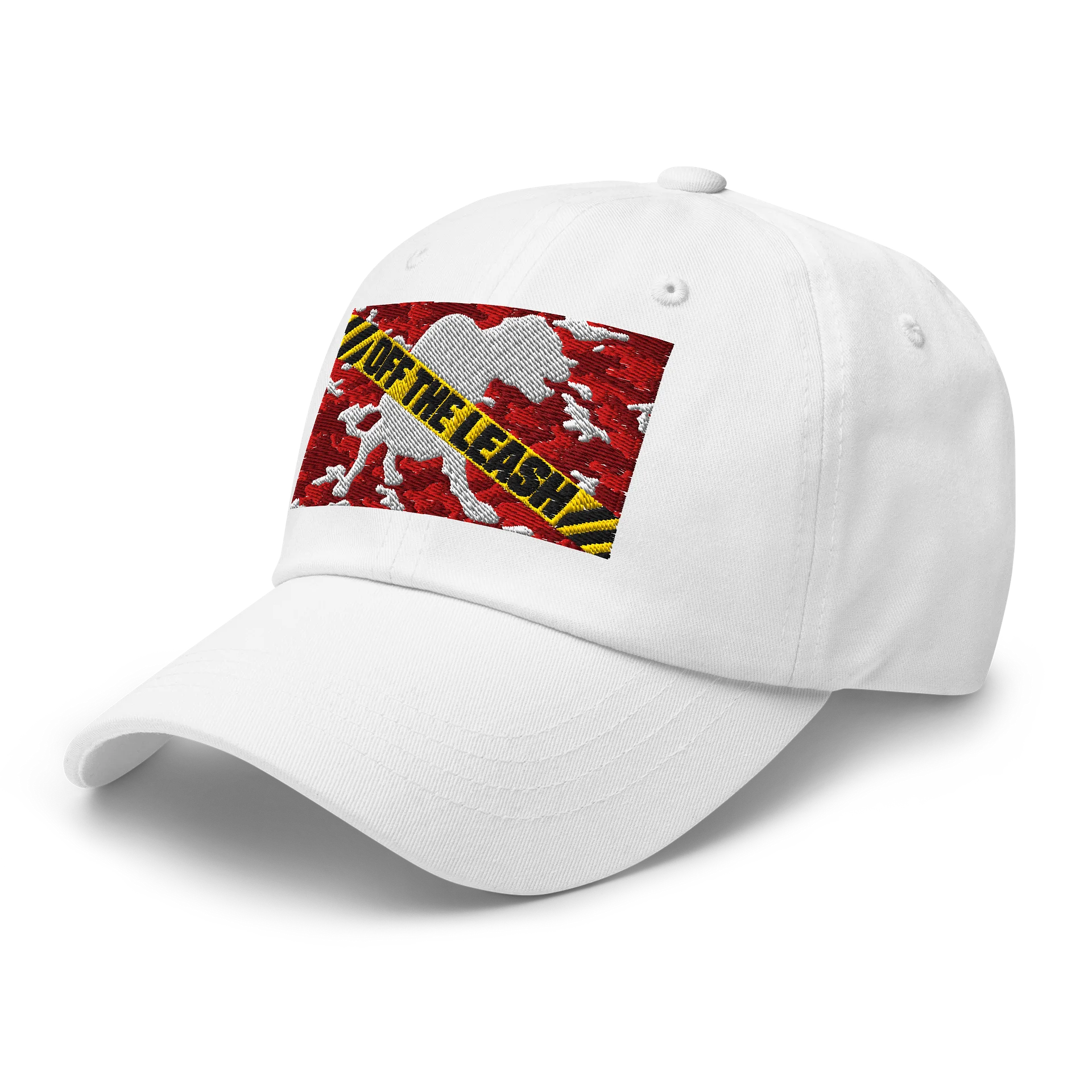 Off The Leash: Red Camo Caution Cap product image (5)