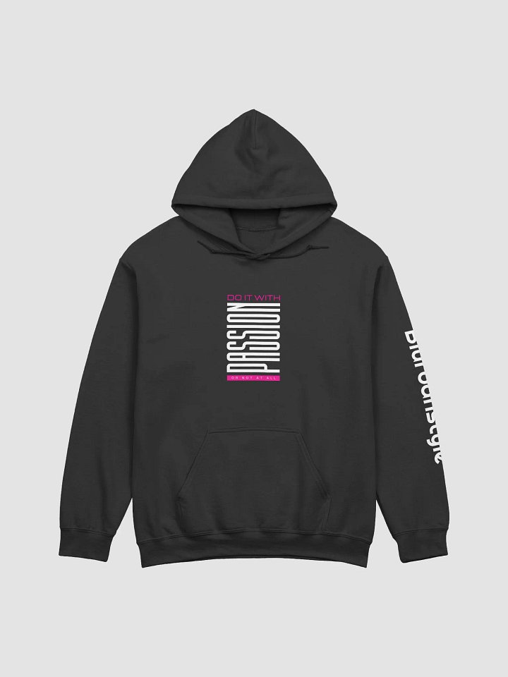 Pink bold 'do it with' and 'or not at all' Hoodie product image (2)
