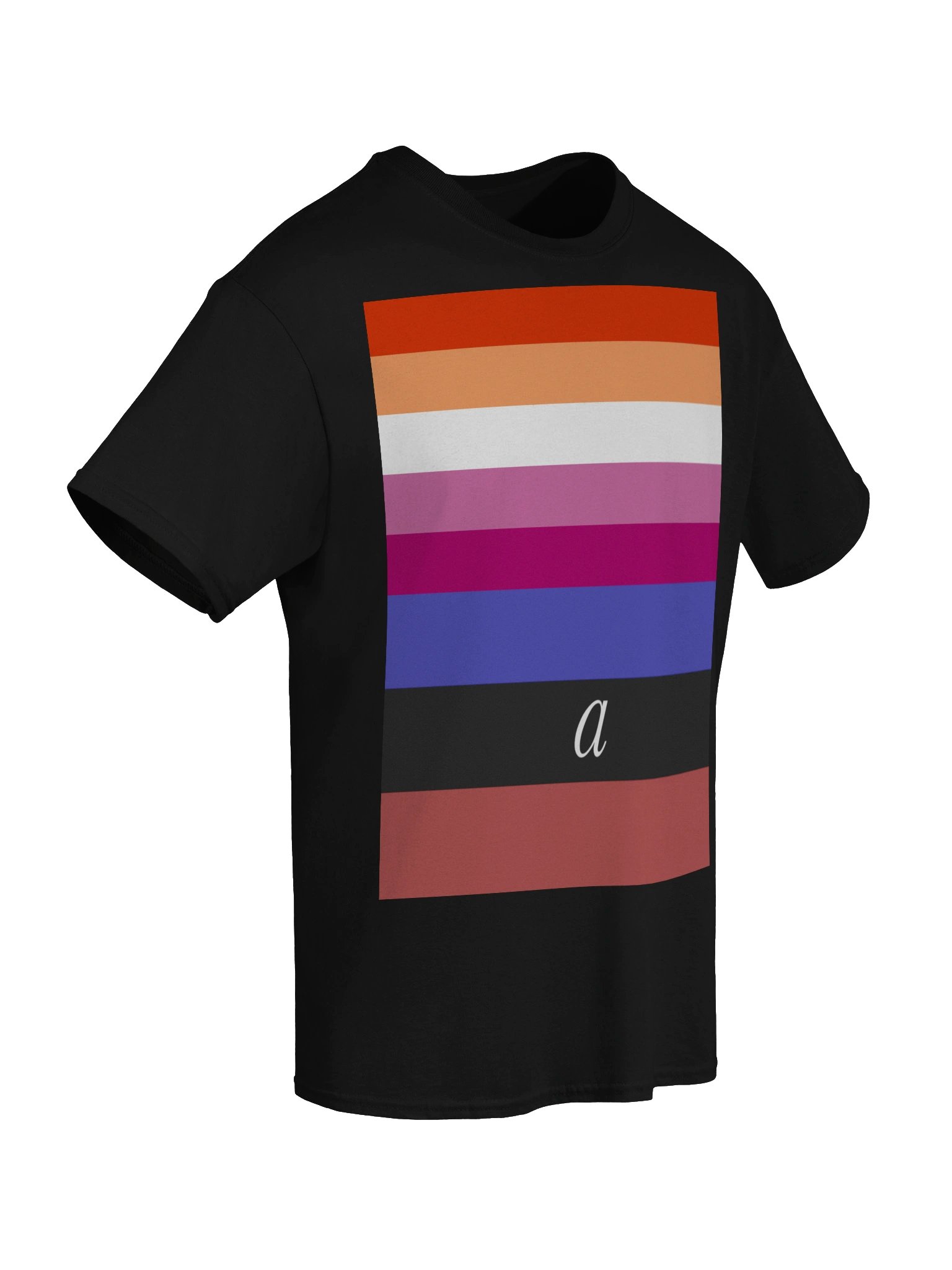 Lesbian Ambiamorous Flag Graphic Tee product image (6)