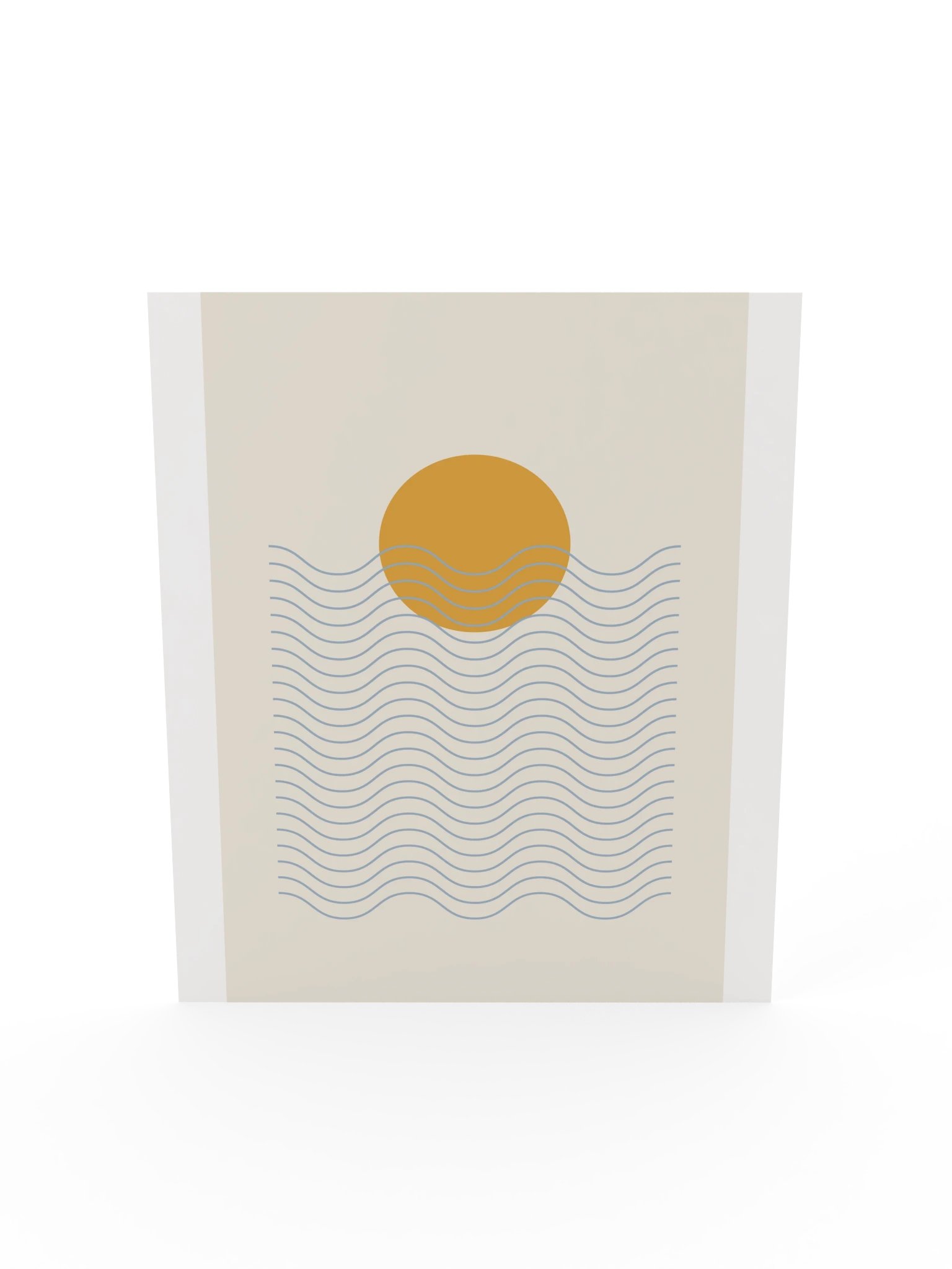Ocean Waves Sunset Print | Coastal Bathroom Wall Art product image (7)
