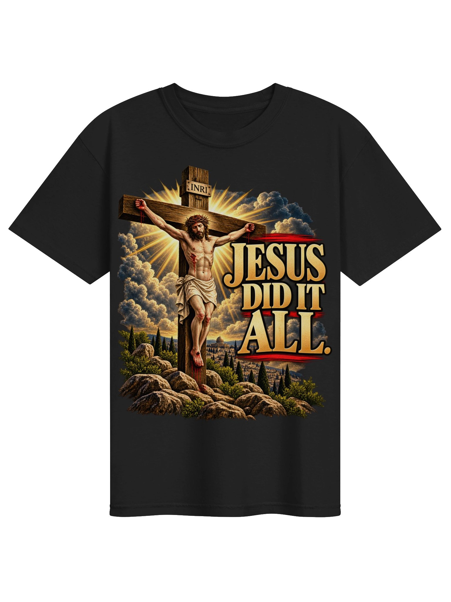 Jesus Did It All – B. B. Warfield | Christ Alone Christian Theology T-Shirt product image (7)