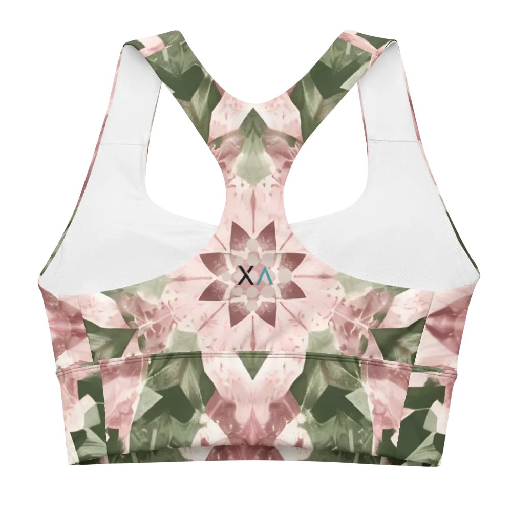 Kaleidoscope Mandala Garden Longline Sports Bra product image (3)