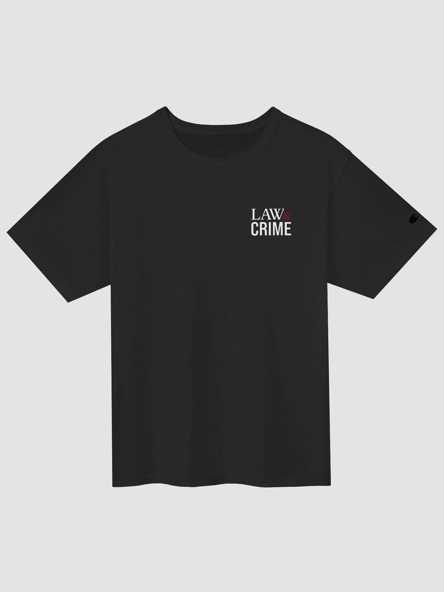 Law & Crime Champion T-Shirt - Black product image (1)