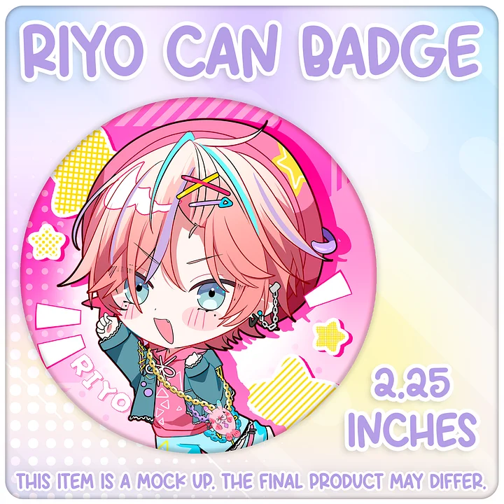 Riyo Can Badge [PREORDER] product image (1)