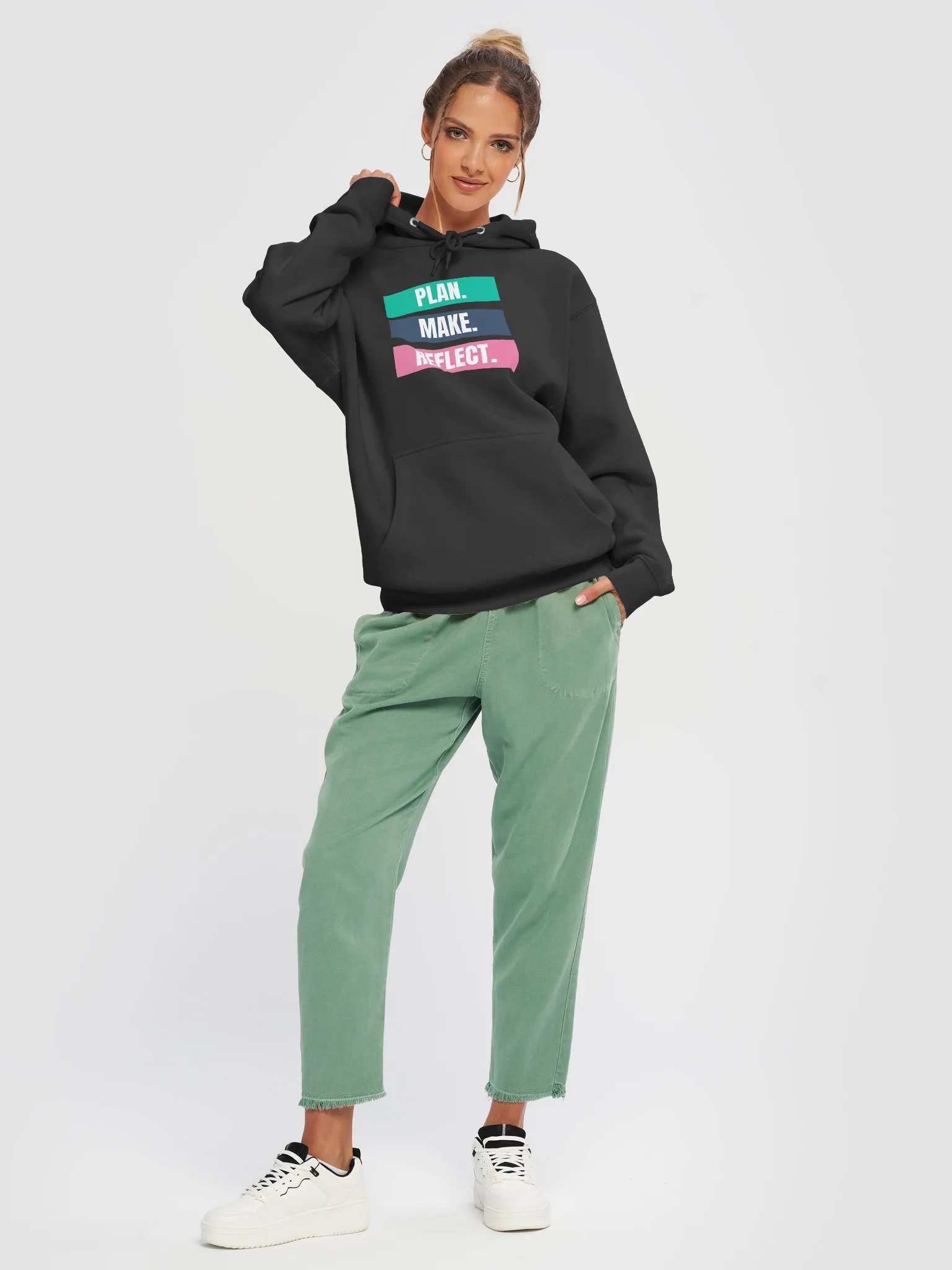 PLAN. MAKE. REFLECT. Hoodie product image (20)