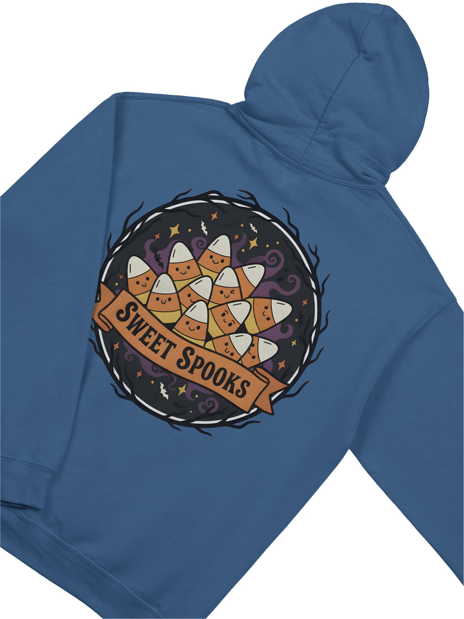Sweet Spooks Halloween Hoodie – Candy Corn Sweatshirt for Cute Spooky Season Outfits product image (38)