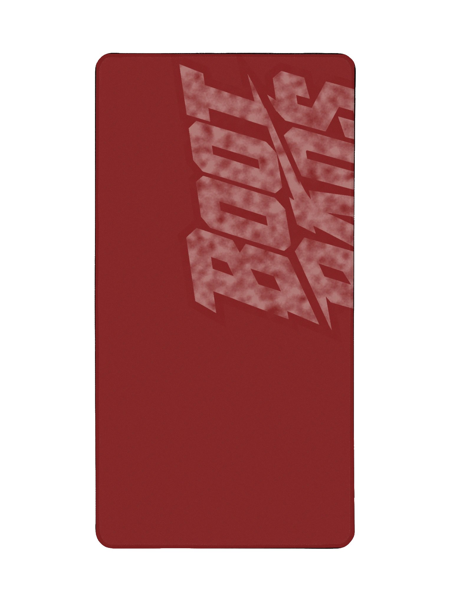 Mousepad Logo Bootpads Desgastado Deskmat Rojo product image (4)