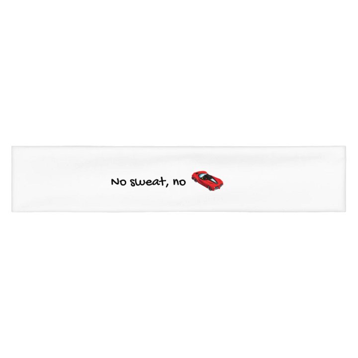 No Sweat, No Ferrari Headband product image (1)