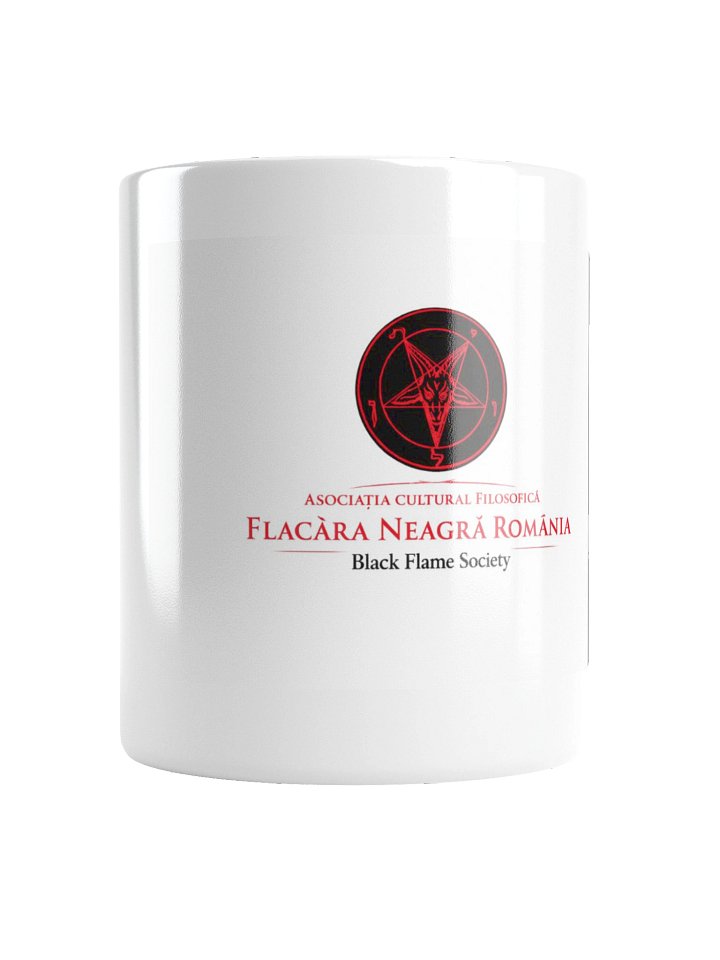 Cană Logo Asociația Cultural Filosofică Flacăra Neagră -™️Black Flame Order product image (1)