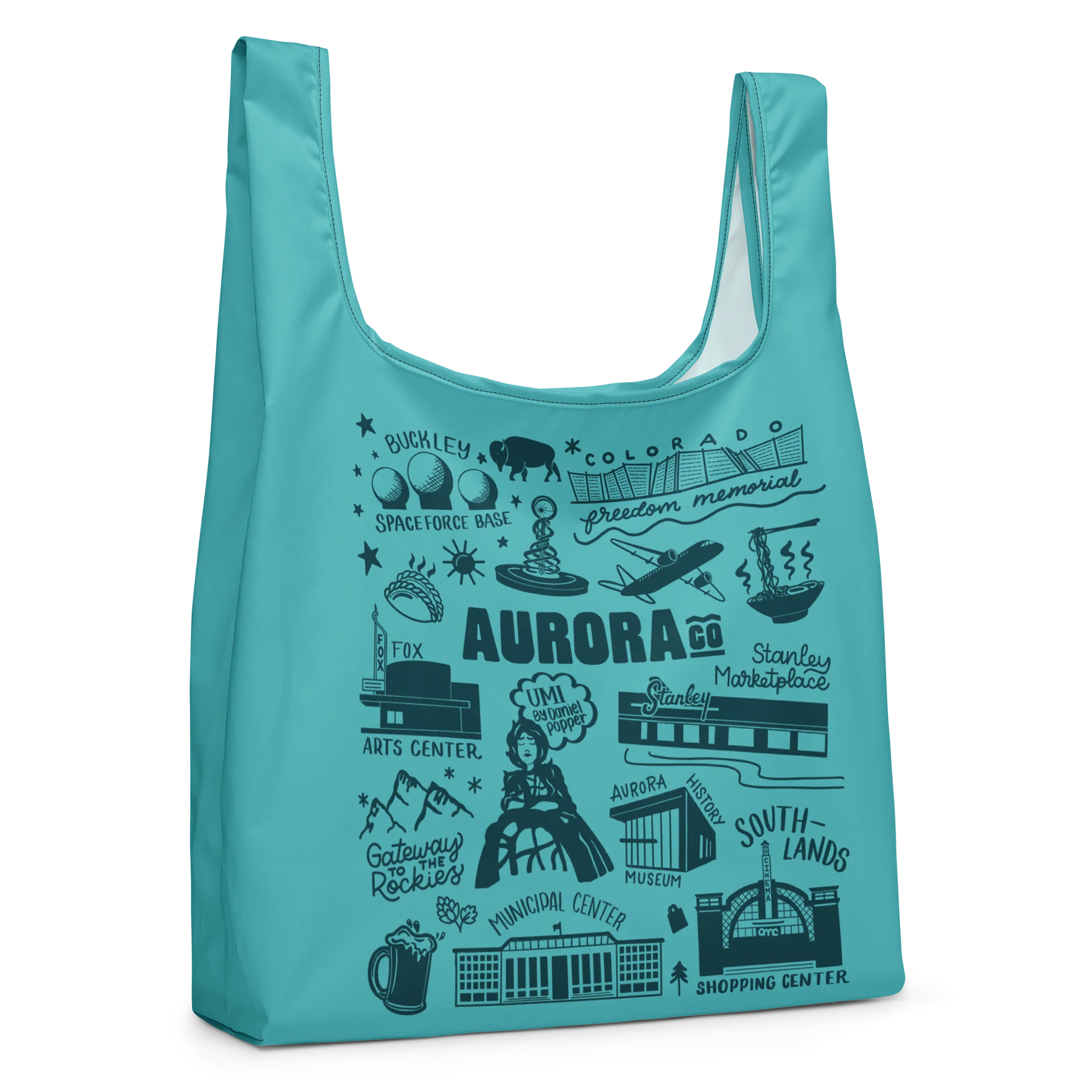 Aurora Landmarks Shopping Bag product image (4)