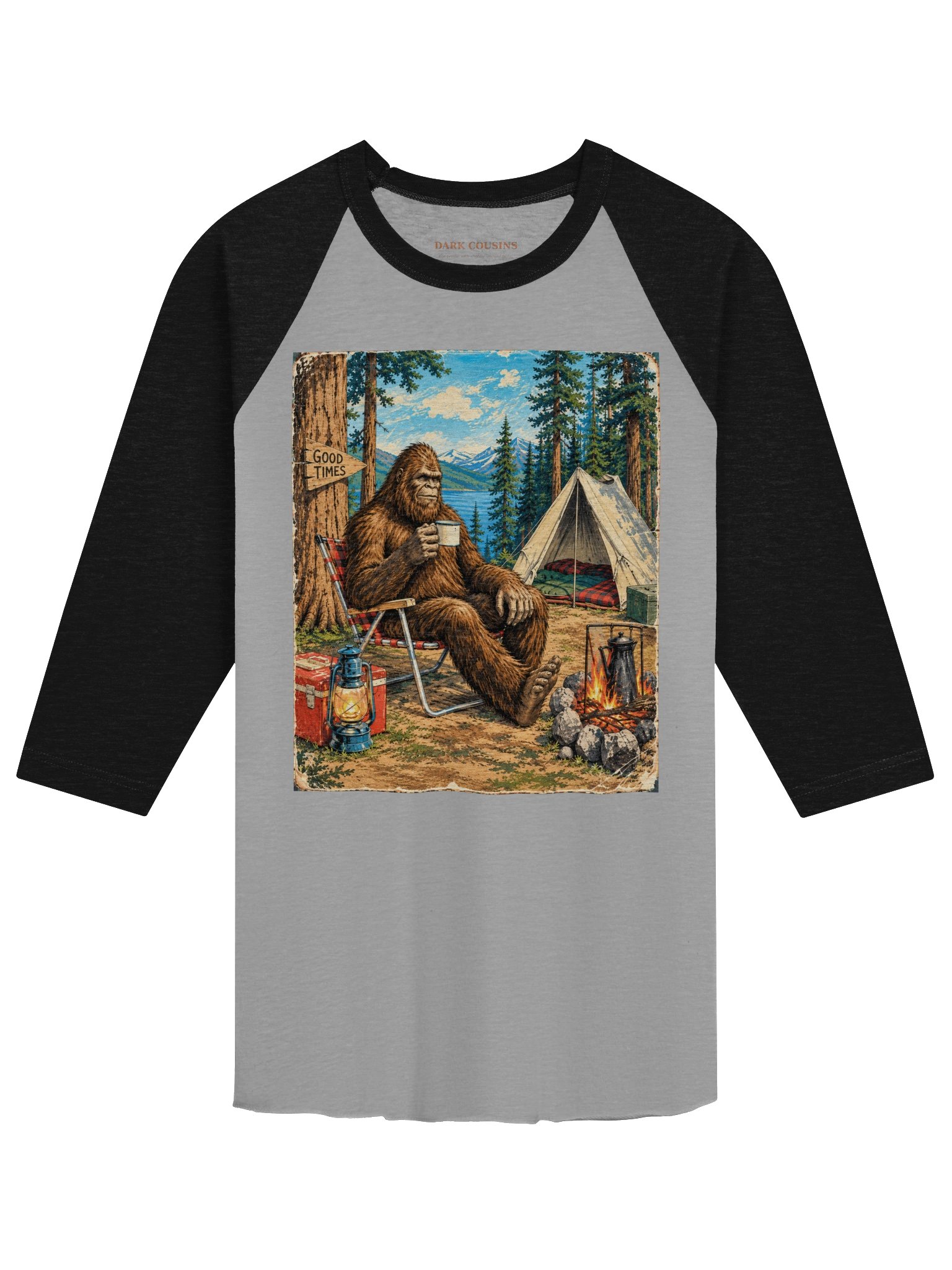Good Times, No Witnesses Raglan product image (1)