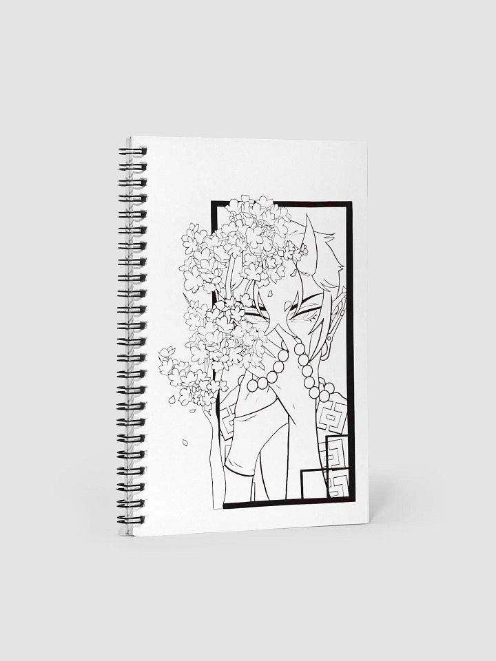 Blacked Cherry Blossom Notebook product image (1)