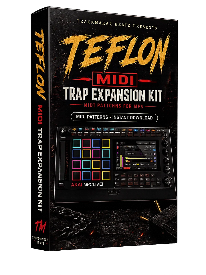 Teflon MPC Trap MIDI Expansion Kit: Dark Trap Drum & Melody Patterns product image (1)