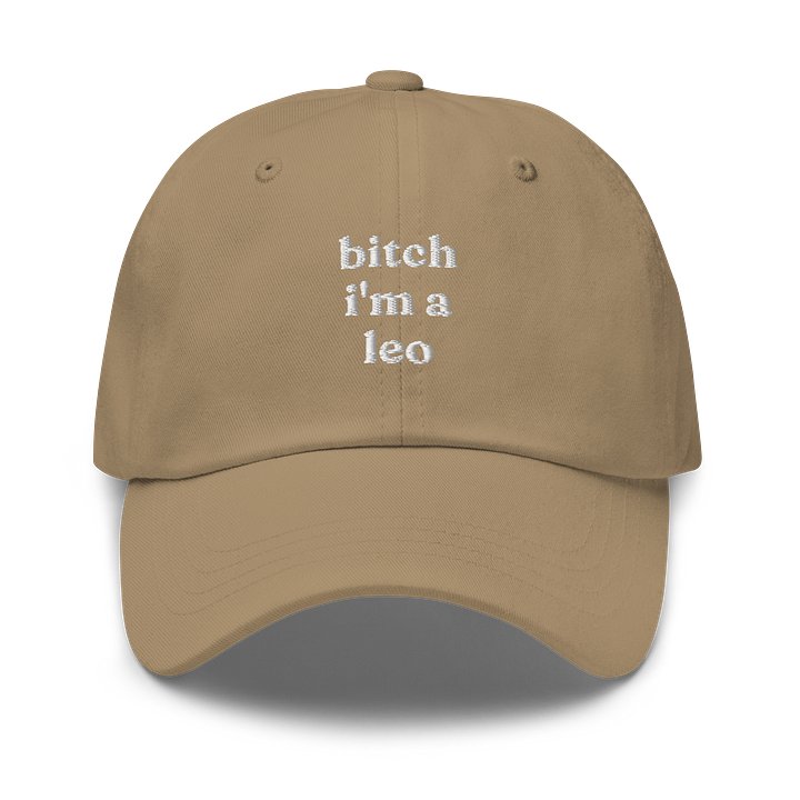 bitch i'm a leo embroidered cap product image (22)