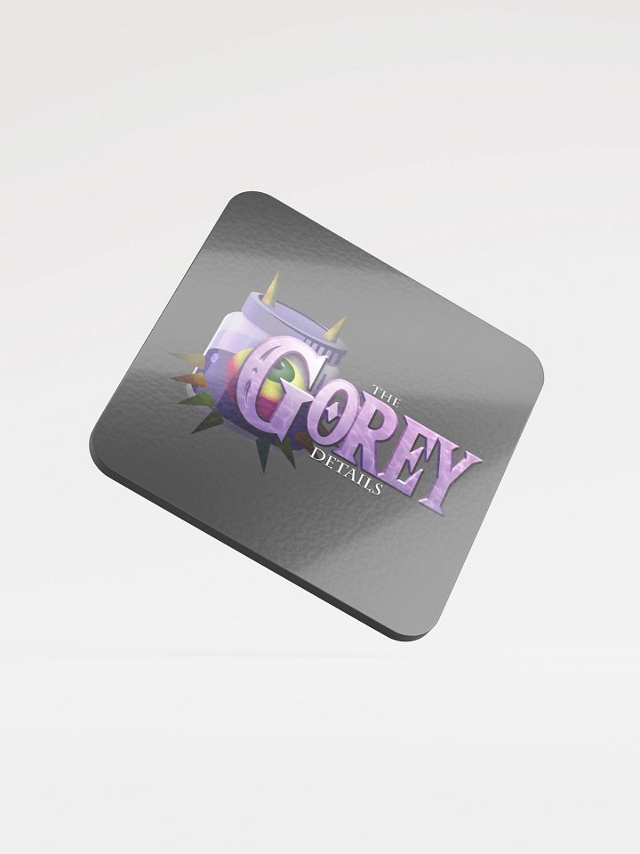 You’ve met with a terrible fate, haven’t you? - Glossed Cork Coaster product image (1)