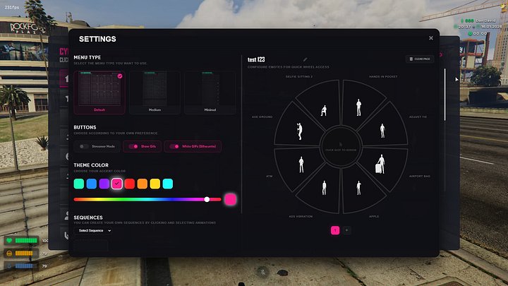 FiveM NEW Animation Menu V2 (Custom Emotes, Dances, Sync Emotes AND MORE!) [ QB / ESX / QBOX ] product image (1)