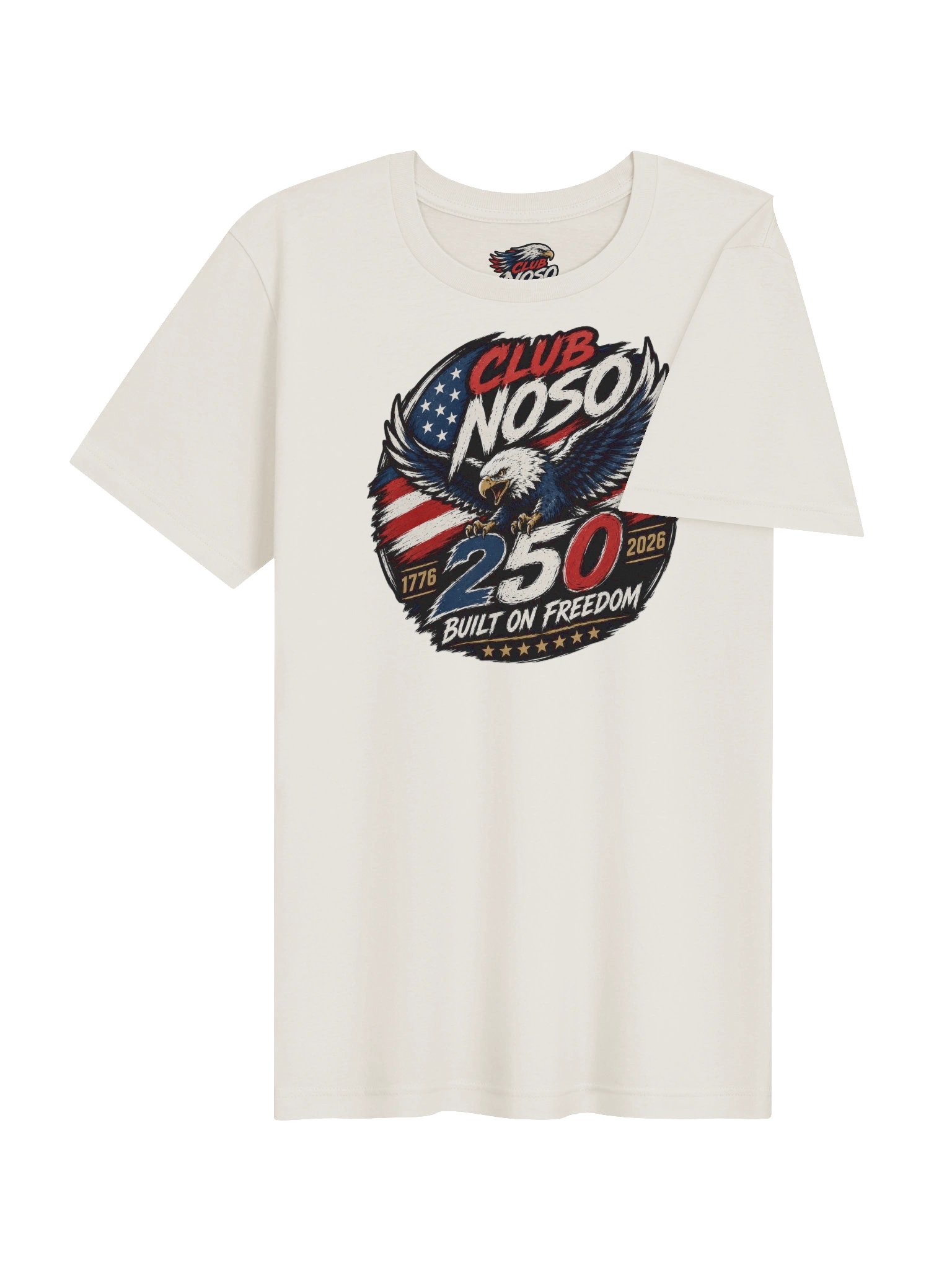 250th fourth of July Special Large front logo t-shirt product image (8)