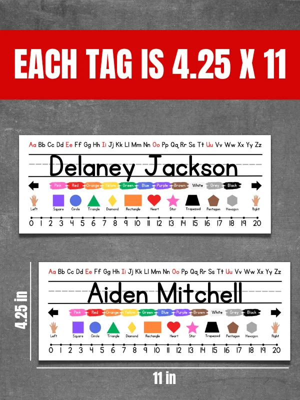 Student Desk Name Tags product image (5)