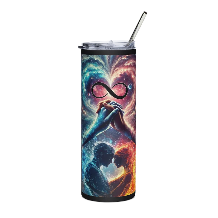 Twin Flame Unity -Stainless Steel Tumbler product image (1)