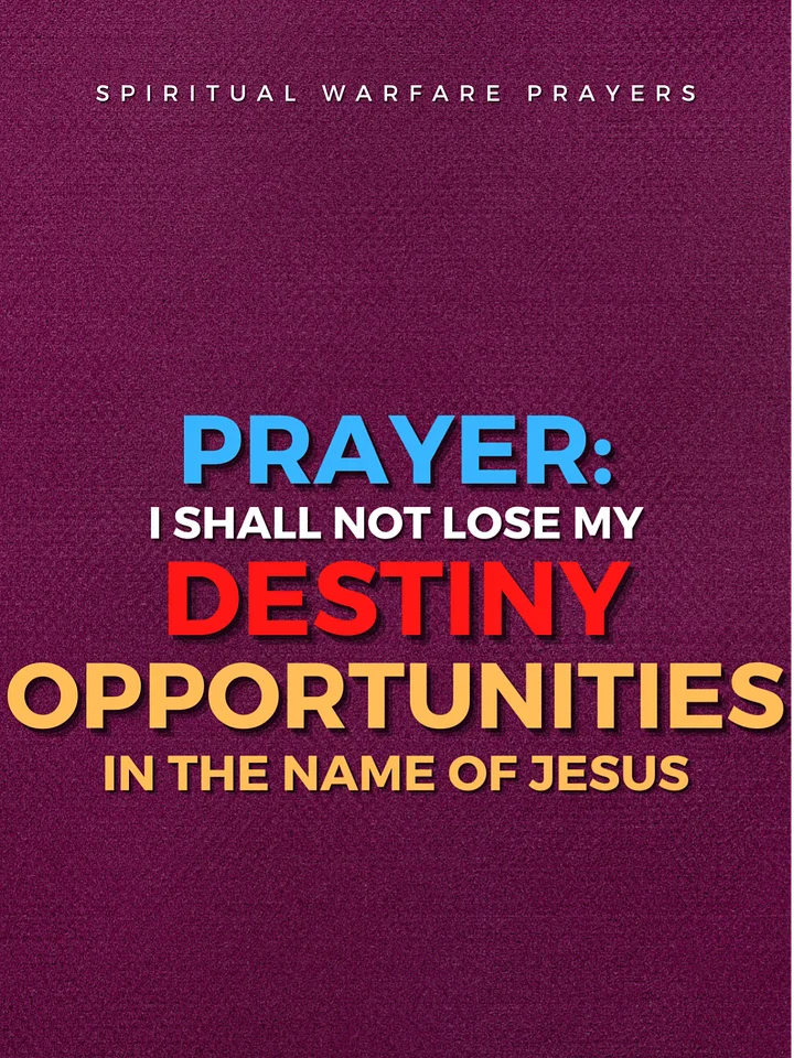 Prayer Against Opportunity Loss product image (1)