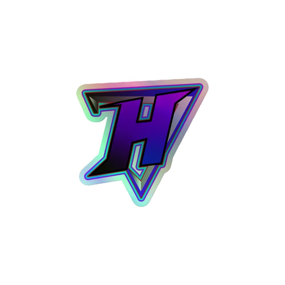 HugotheSumo Logo: Holographic Sticker Sheet product image (1)