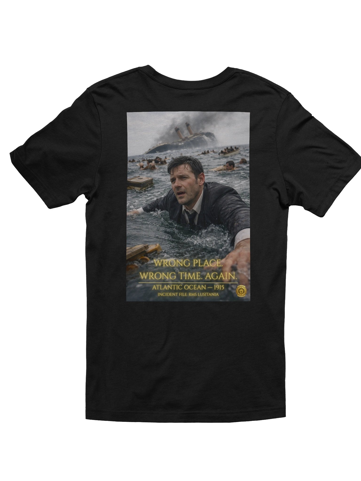 RMS Lusitania 1915 Field Archive T-Shirt product image (2)