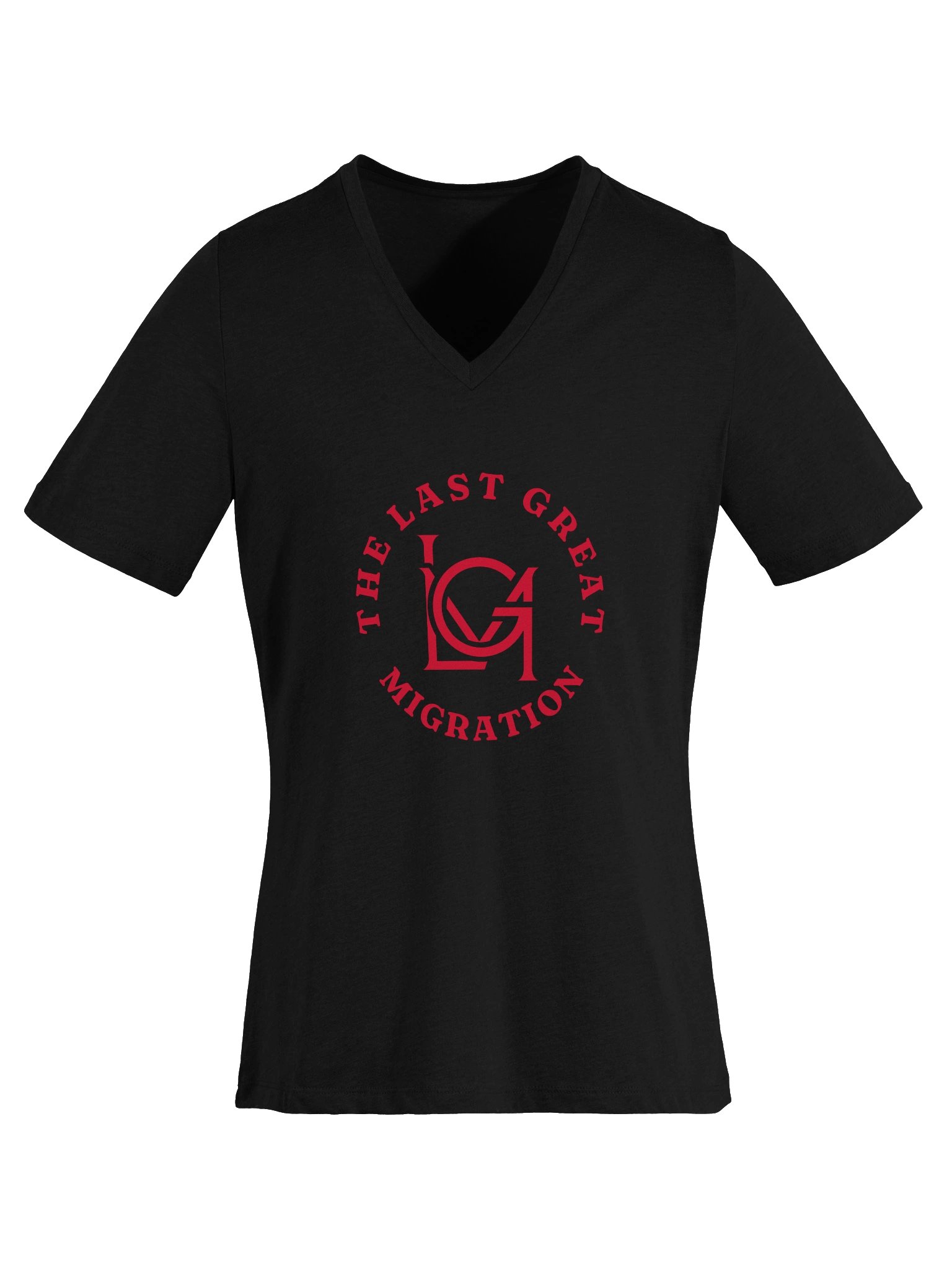The Emblem V Neck (Women's, Red Logo) product image (9)