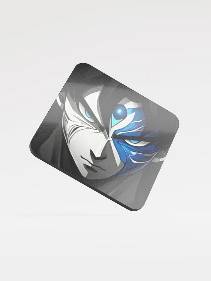 Blue Gem Guardian Glossed Cork Coaster product image (1)