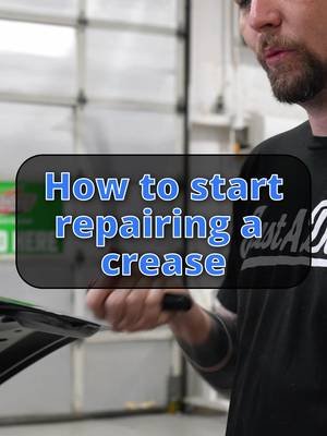 Let me show you how to repair this dent on this hood.