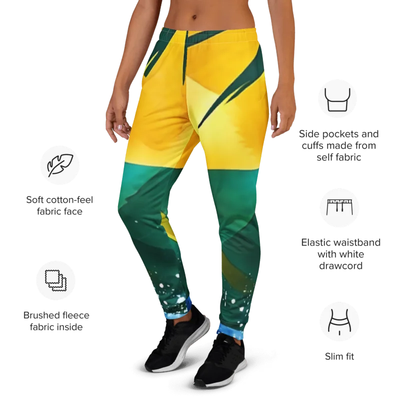 SVG Vintage Sport Diplomat Print - Caribbean Apples | Women's Joggers product image (2)