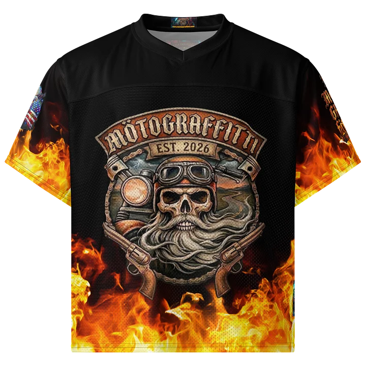 MötoGraffitti MotoMan Football Jersey product image (1)