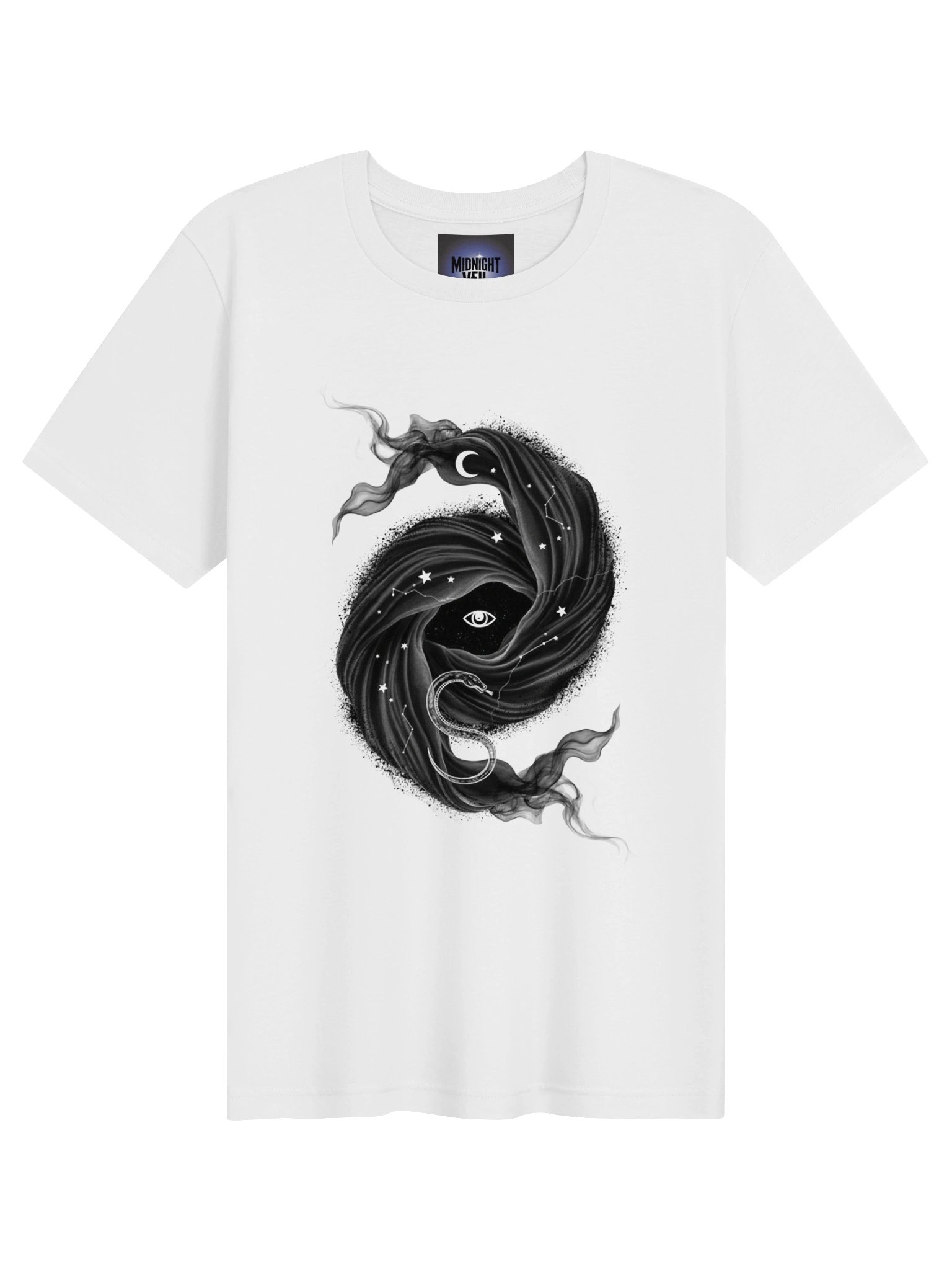 Midnight Veil Celestial Vortex T-Shirt product image (101)