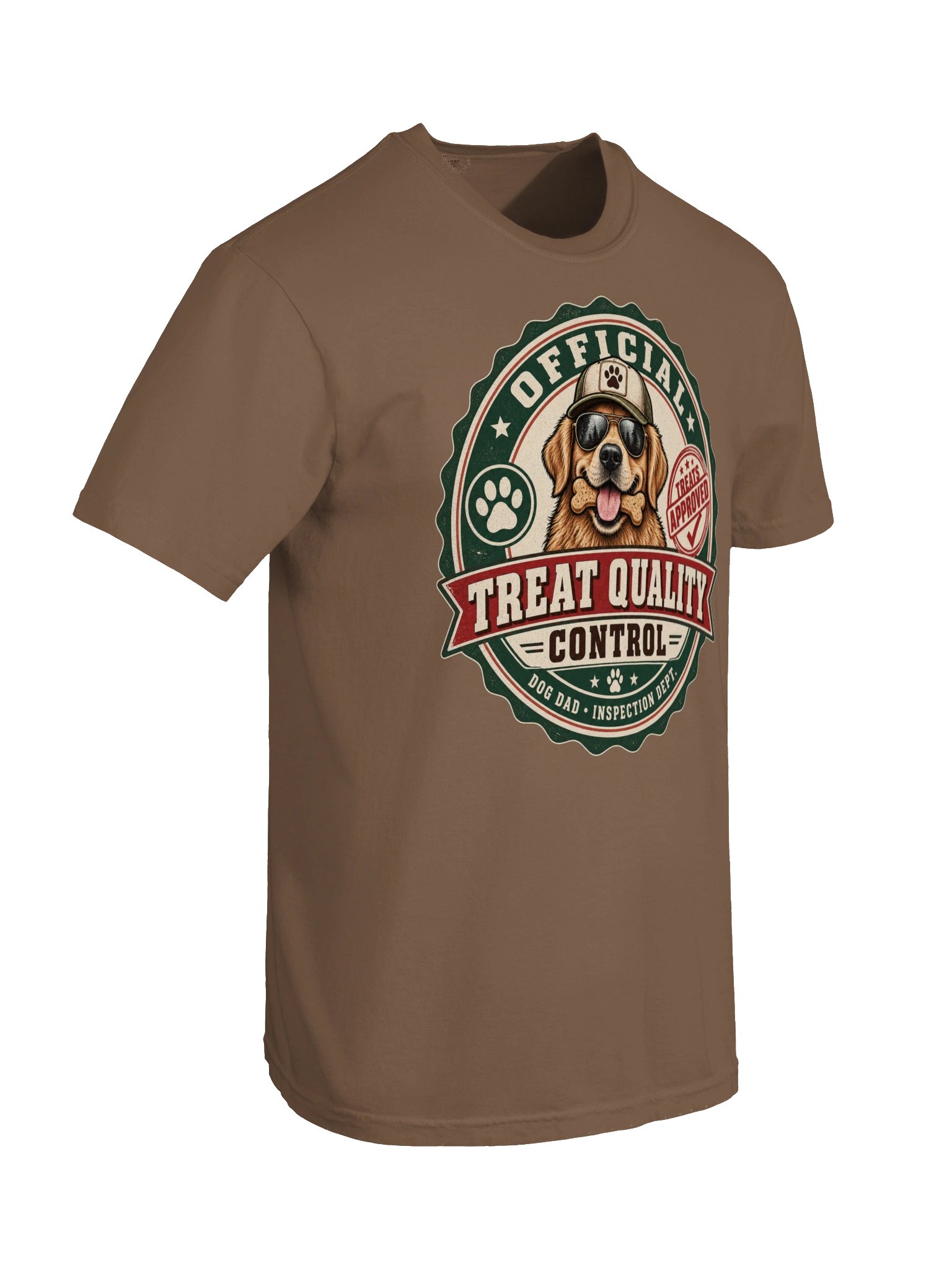 Official Treat Quality Control Comfort Colors Tee | Funny Dog Dad Shirt product image (7)