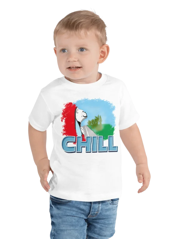 "CHILL" Dog (looking out car window) Toddler T-Shirt - Bella+Canvas product image (3)