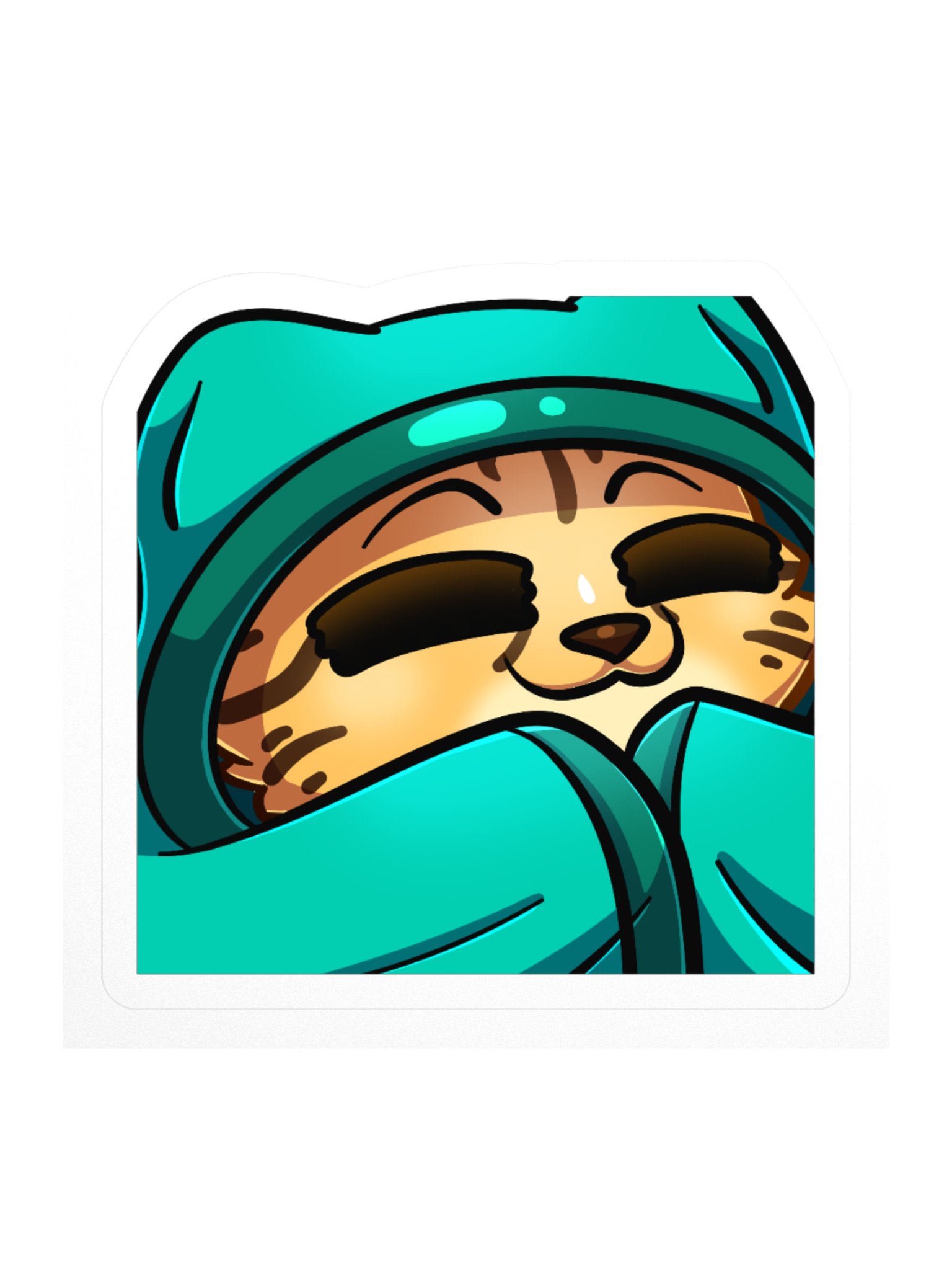 Cozy Cheetah Sticker product image (1)