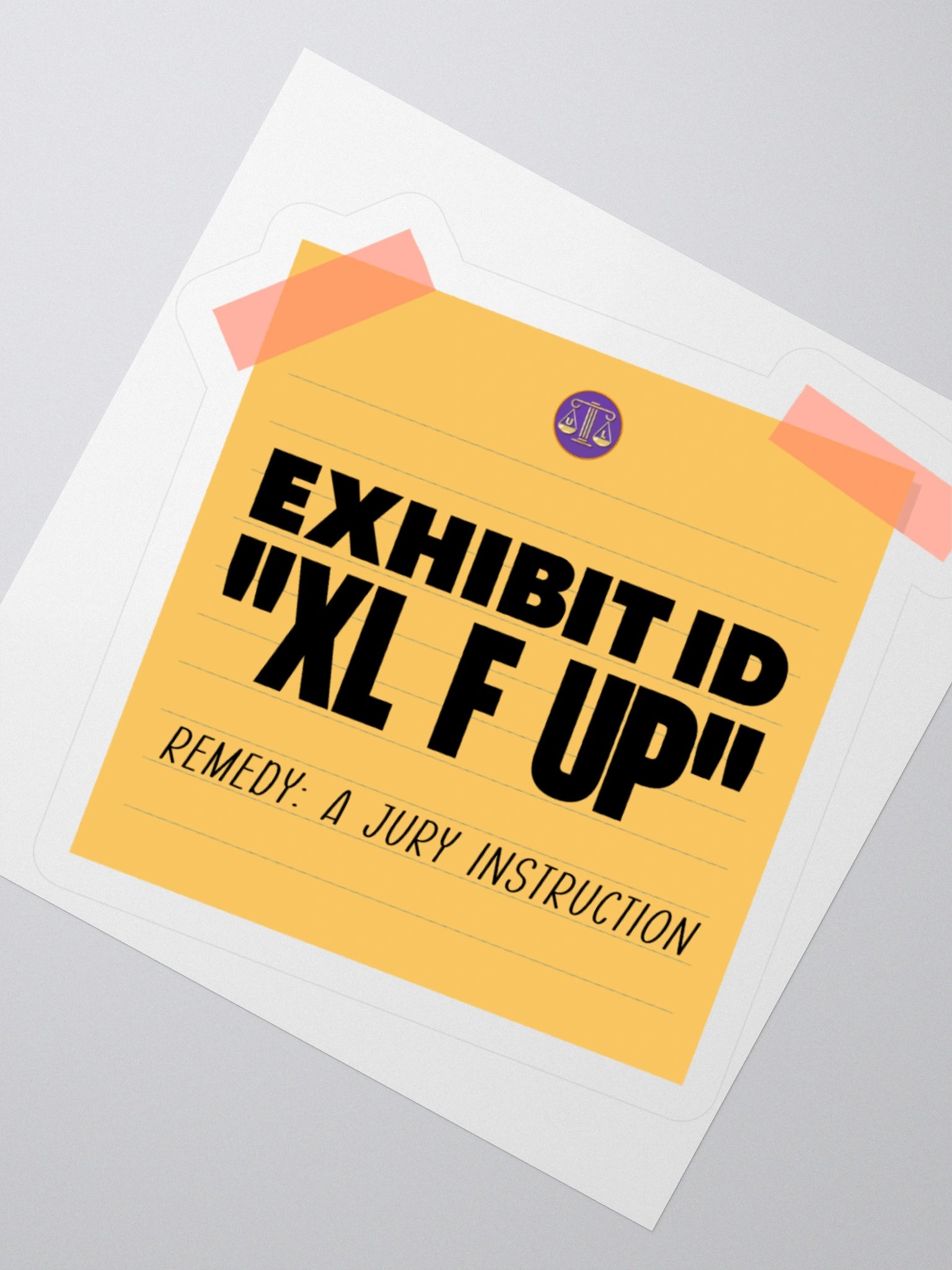 Error in Court ...sticker product image (5)