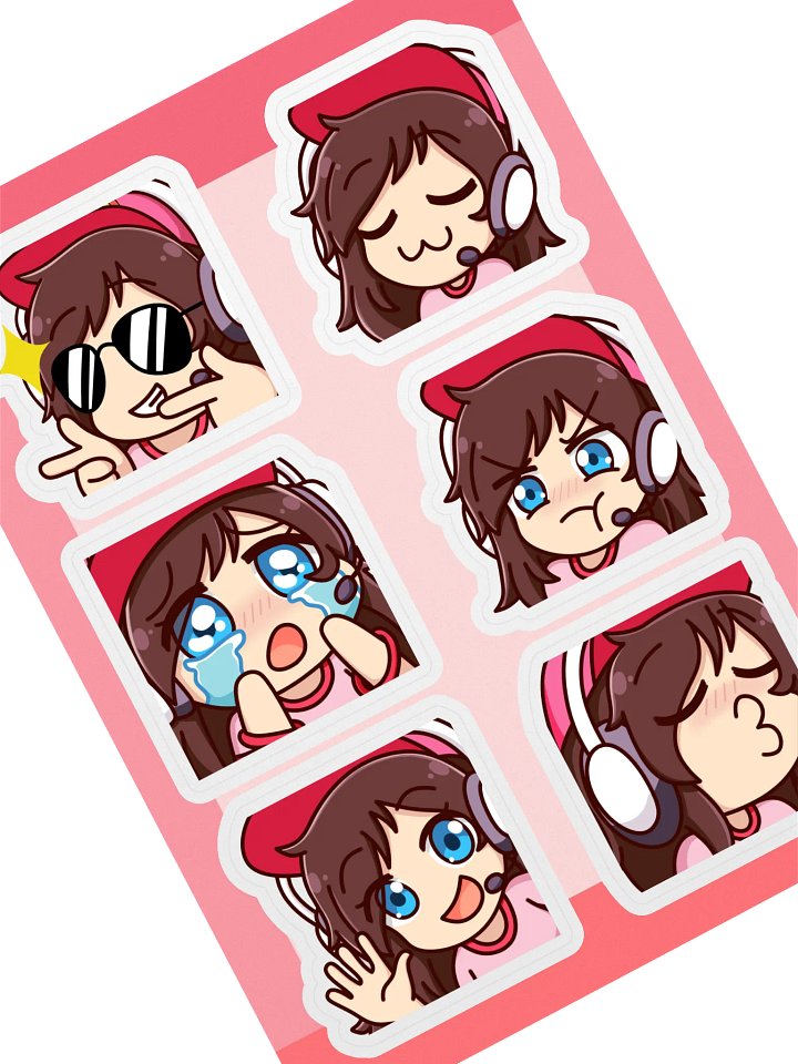 Emote Sheet 1 product image (1)