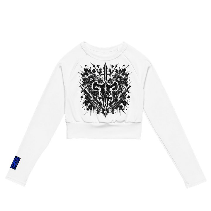 Black Clover Black Bulls long sleeve crop top product image (2)