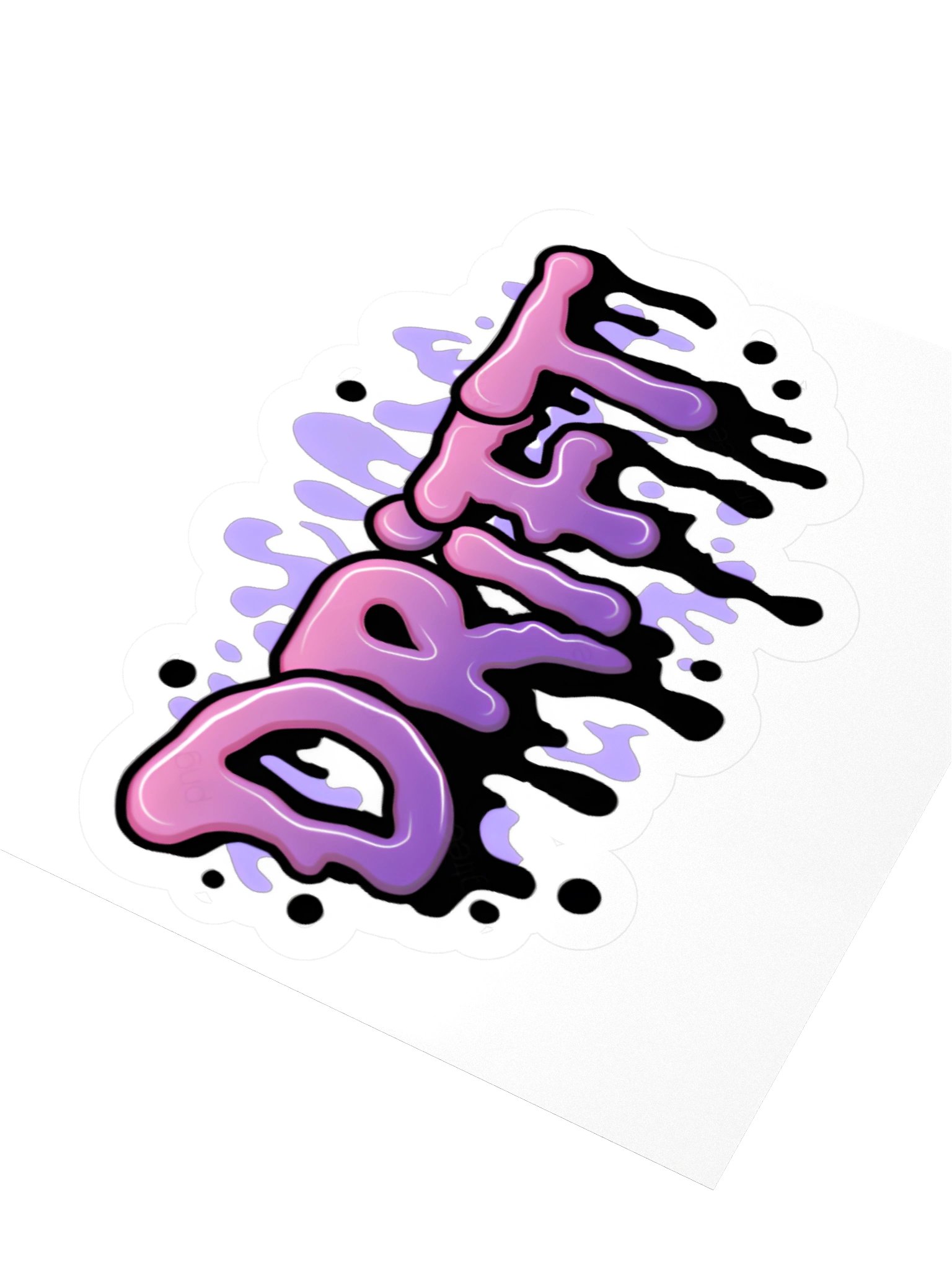 Psychedelic Meltdown Kiss Cut Stickers product image (8)