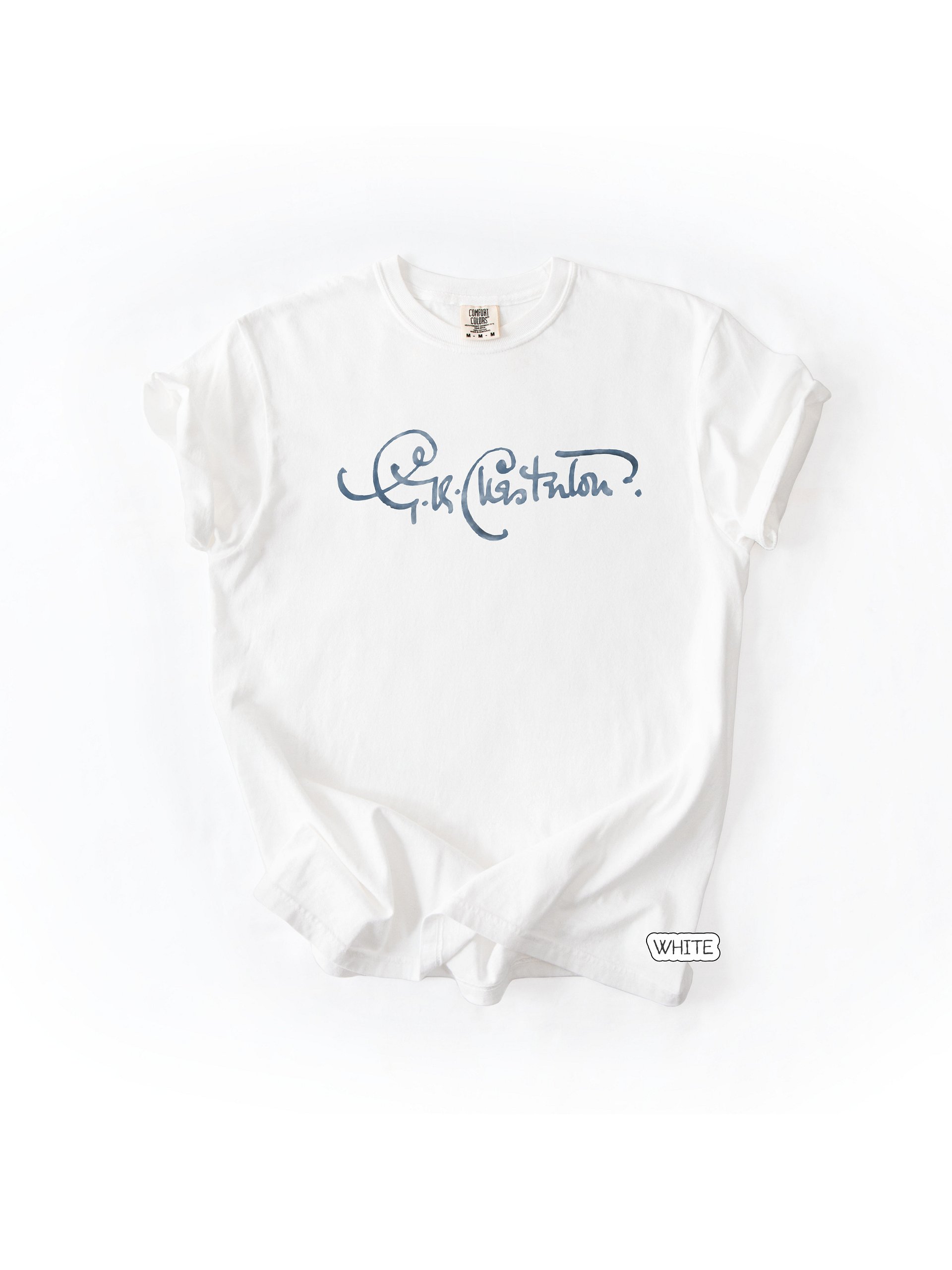 G K Chesterton Signature - Comfort Colors T-shirt product image (1)