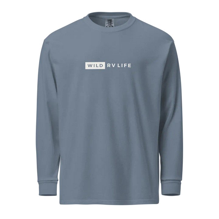 "WRVL Badge" Relaxed Long Sleeve Tee (Front & Back Design) product image (2)