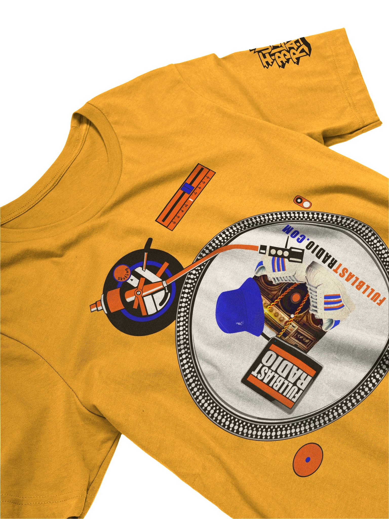 Fullblastradio Logo Technics Style T-Shirt product image (15)