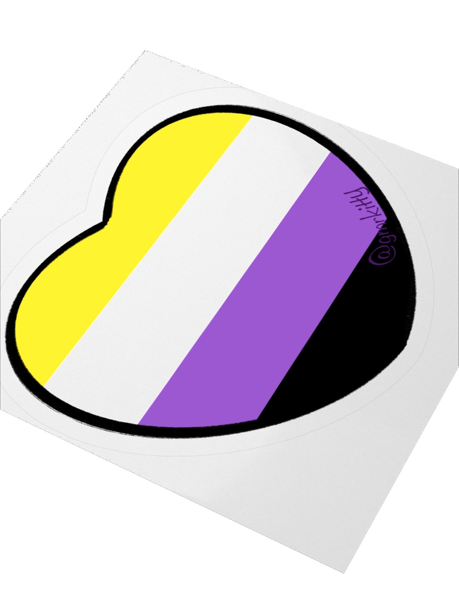Enby Pride Heart product image (9)