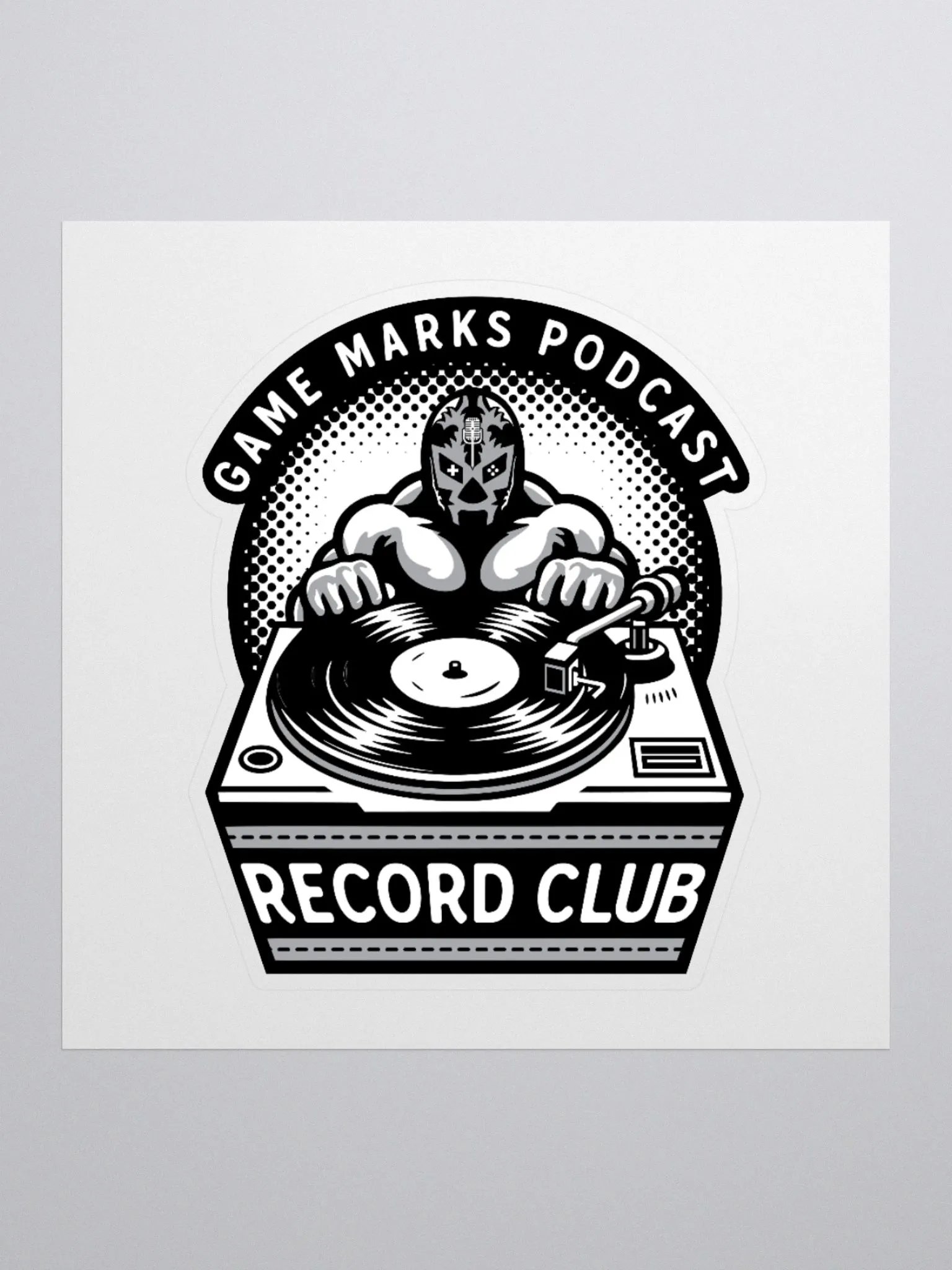Game Marks Podcast Record Club Sticker product image (2)