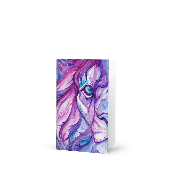 Lilac Lion - Blank Card product image (1)