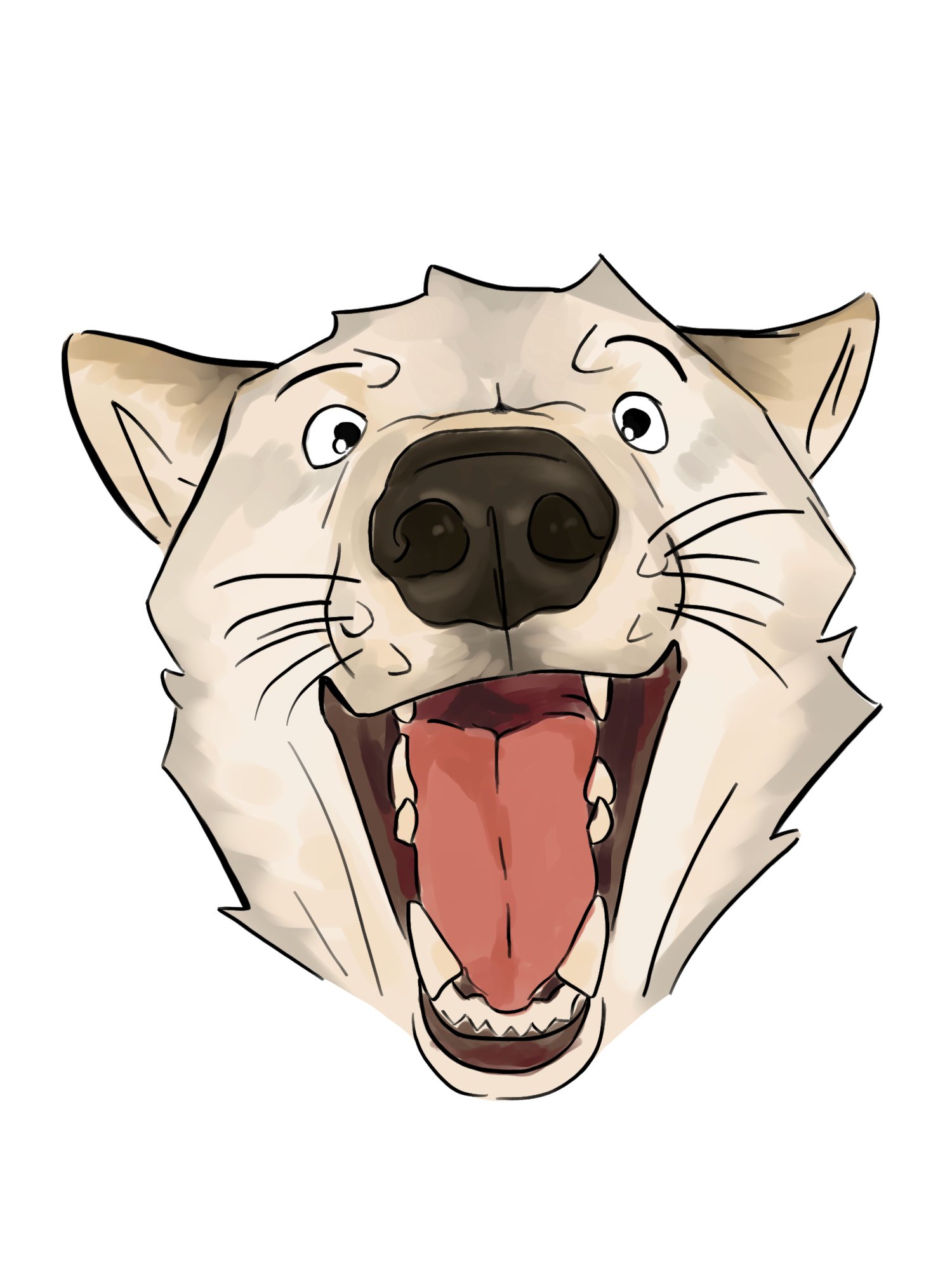Smiley Wolp Sticker product image (1)