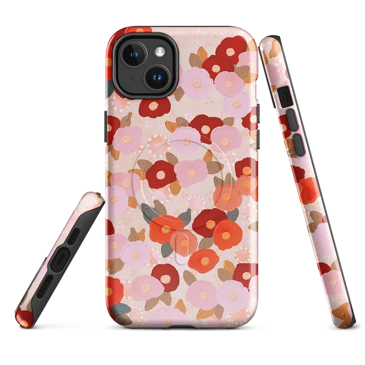 SUMMER FLOWER PINK RED DOTS product image (2)