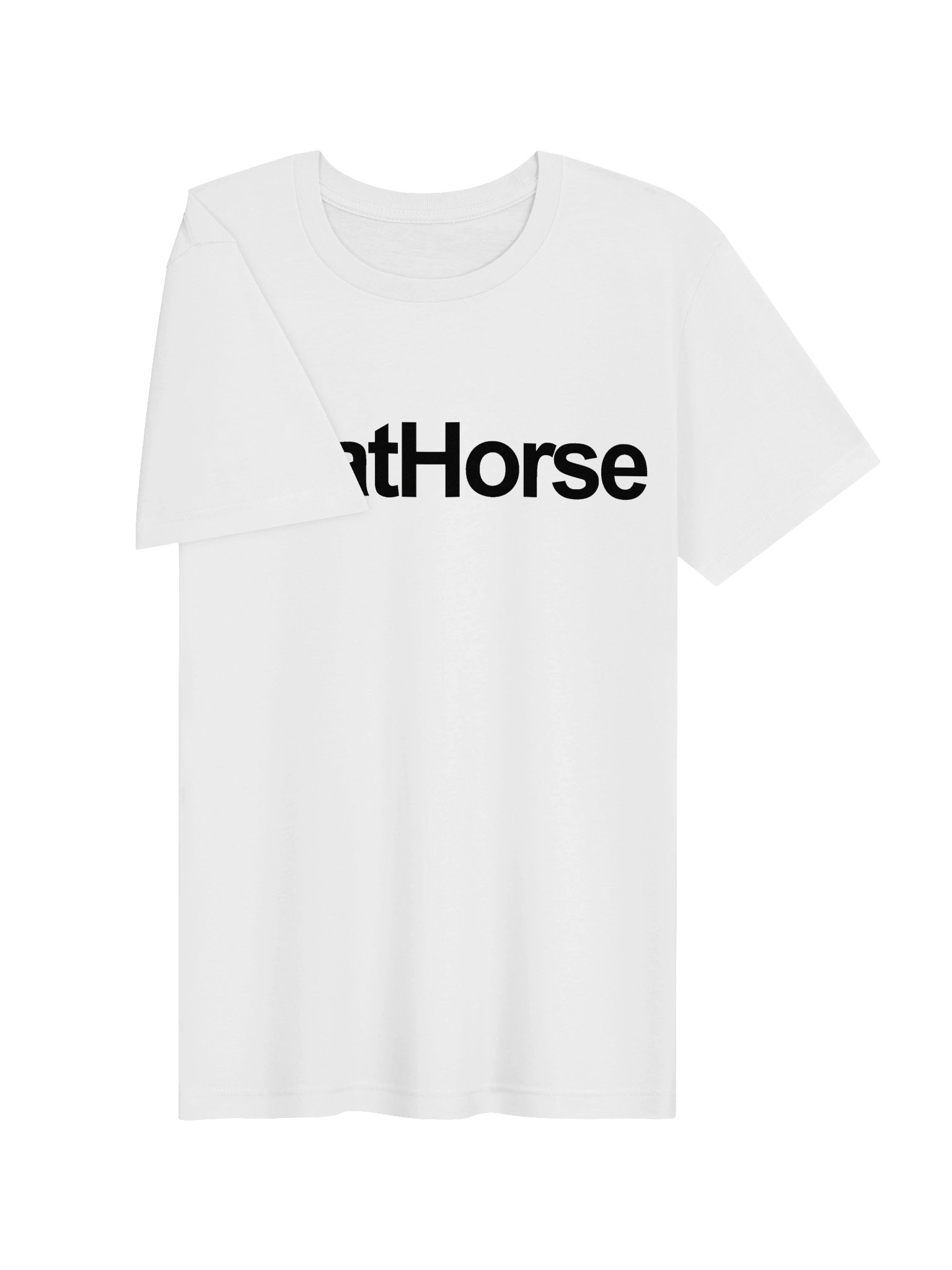 #EatHorse Unisex T-Shirt — Black Print product image (3)